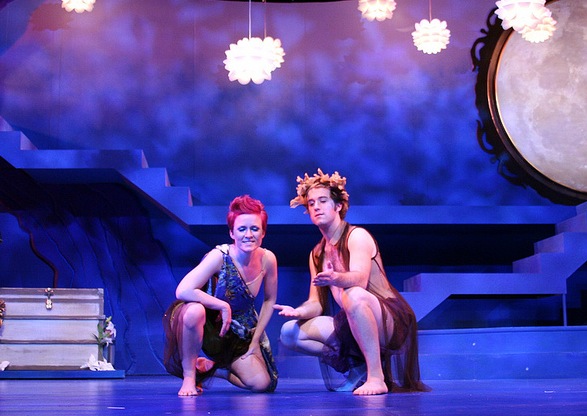 a scene from the bit production A Midsummer Night's Dream